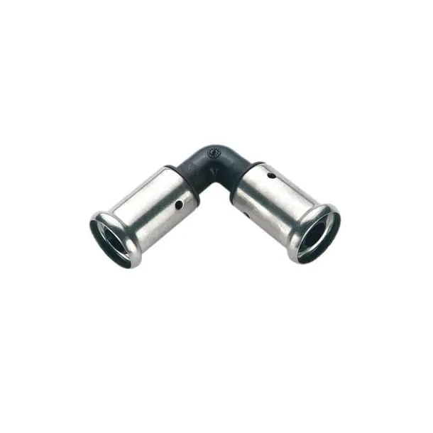 Actieprijs Henco Kniekoppeling - Pers - Kunststof - 20x20mm