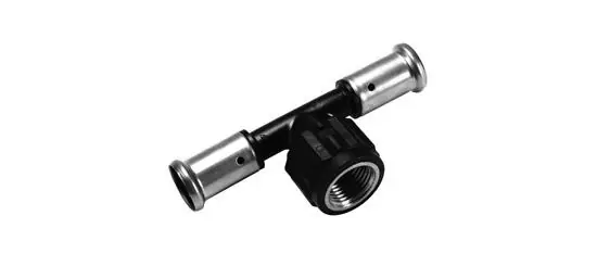 Henco Verlopend T-Koppeling - Pers x Binnendraad - Kunststof - 16mm x 1/2" x 16mm Voordeelprijs