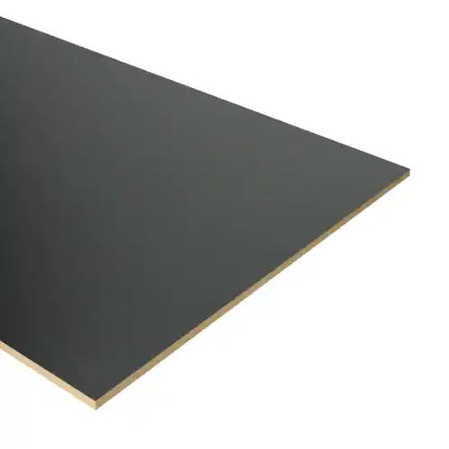 K-Stairs Dubbel Stootbord MDF - 136x40cm - Zwart Lage Prijs