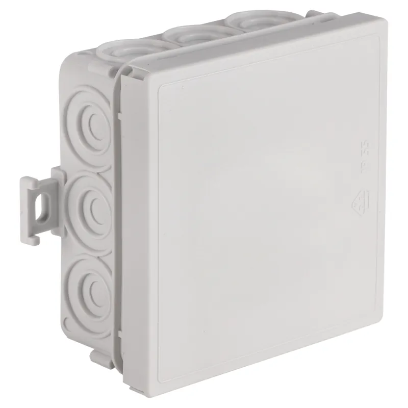 Gecertificeerd Kabeldoos met 12 Ingangen IP55 85x85x37mm - Grijs