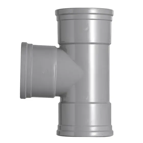 Martens PVC T-stuk 90° Manchet/Manchet - 125mm Goedkoop