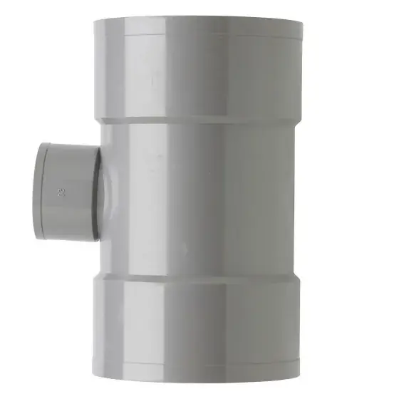 Martens PVC Verloop T-stuk 90° Manchet/Manchet/MOF - 110x50mm Voordeelprijs