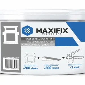 Maxifix Basic Starterskit - 1mm - 200 Stuks Fabrieksprijs