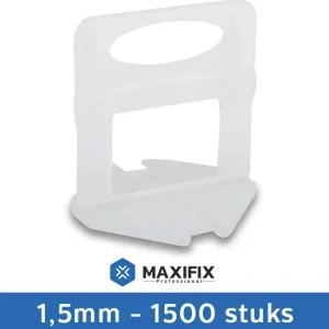 Finale Uitverkoop Maxifix Levelling Clips - 1,5mm - 1500st