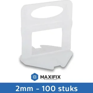 Aanbieding Maxifix Levelling Clips - 2mm - 100st