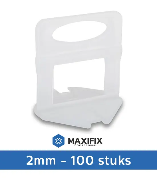 Aanbieding Maxifix Levelling Clips - 2mm - 100st