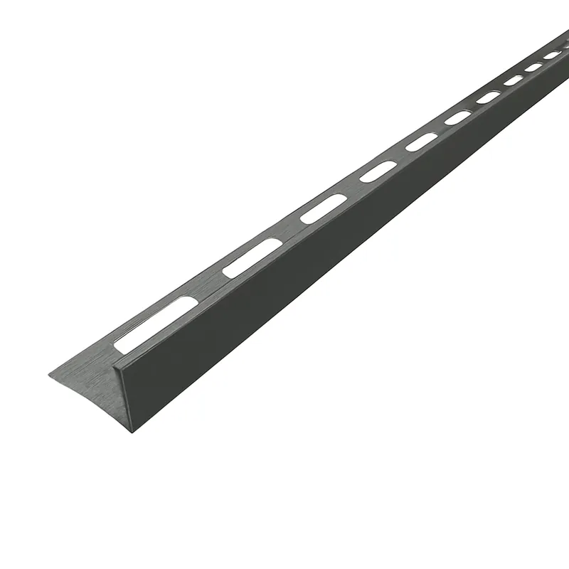 Superprijs Maxifix Tegelprofiel - Aluminium - 270cm - Gunmetal - 11mm