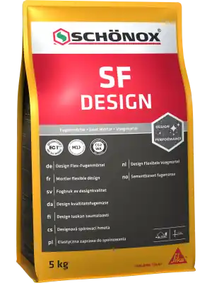 Fabrieksprijs Schonox SF Design Flexibele Voegmortel - 5kg - Platinagrijs