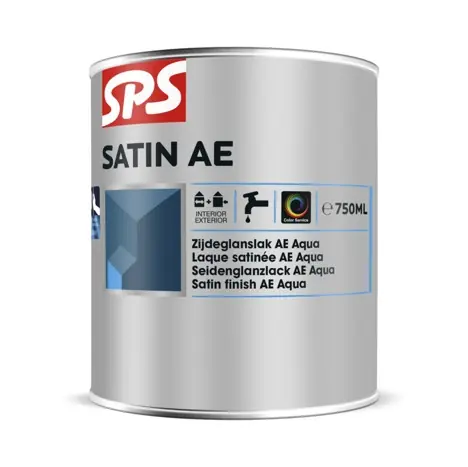 Nieuw SPS Satin AE Zijdeglans Lak - Waterbasis - Wit - 750ml