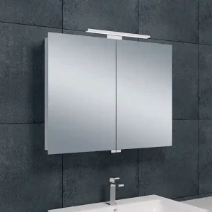 Wiesbaden Bright Spiegel met LED Verlichtingkast - Rechthoek - 80x60x14cm Voordeelprijs