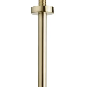 Gratis Retour Wiesbaden Caral Douchearm met Plafondbevestiging - 20cm - Geborsteld Messing
