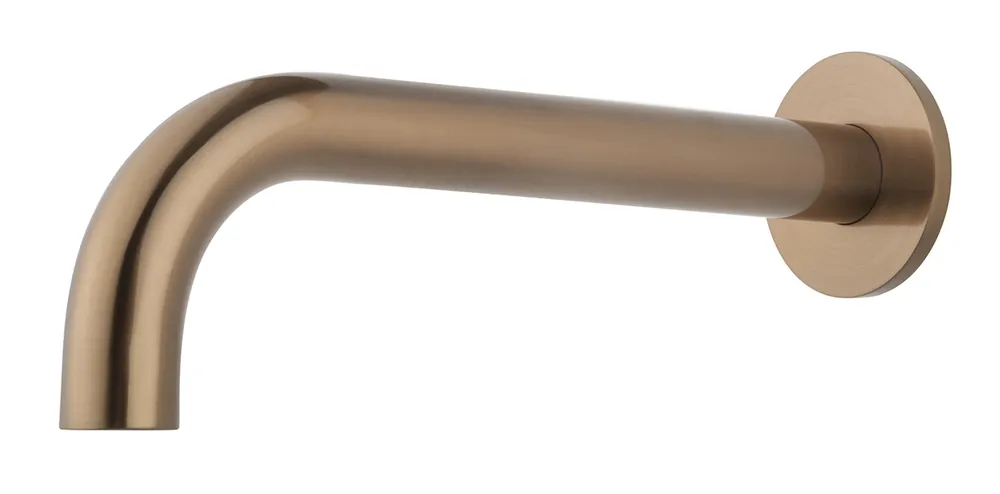 Koop Vandaag Wiesbaden Caral Inbouw Uitloop - 25cm - Geborsteld Brons Koper