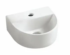 Wiesbaden Lara Keramisch Fontein - 30x25x12cm - Met Kraangat - Wit Lage Kosten