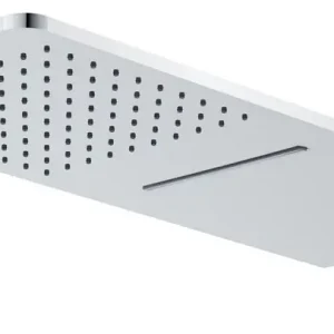 Wiesbaden Rombo Regendouche met Waterval - 25x60cm - Chroom Beperkte Voorraad