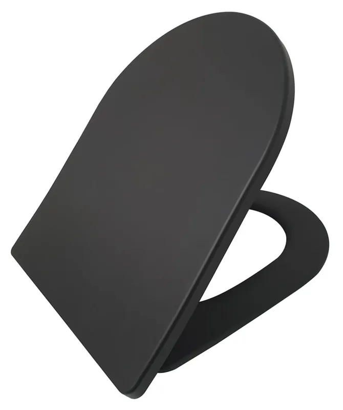 Wiesbaden Shade Toiletzitting met Softclose & Quick Release - Mat Zwart Bestel Nu