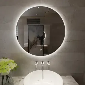 Beperkte Voorraad Xellanz Giro LED Spiegel - Dimbaar - Spiegelverwarming - Rond - Ø80cm