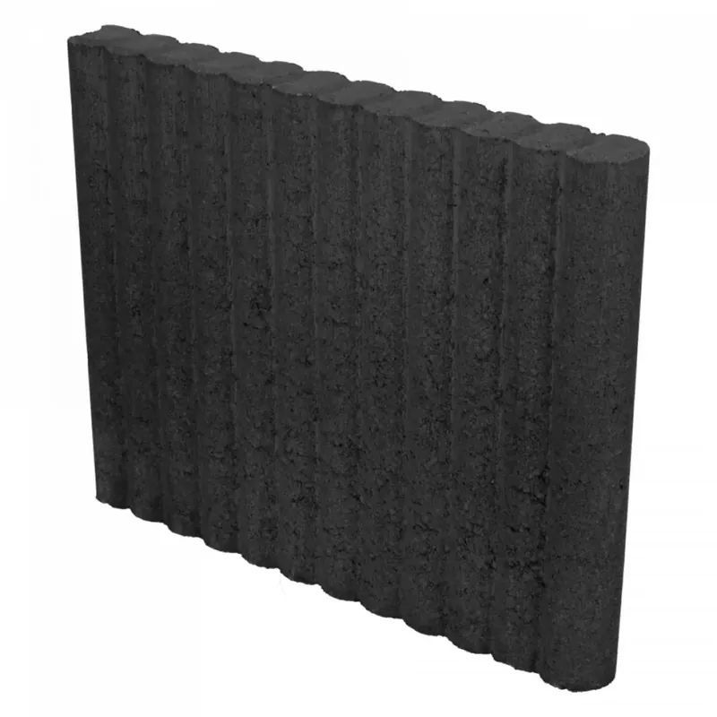 Beperkt Aanbod Mini Rondoband palissade 6x40x50 Zwart