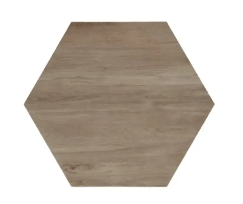 Seizoensaanbieding Staptegel Hexagon Foresta Chiaro 2 cm Keramisch