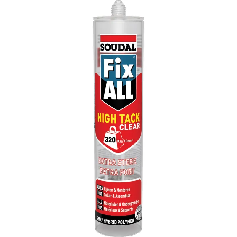 Soudal Fix All High Tack Clear 290ml Bestseller
