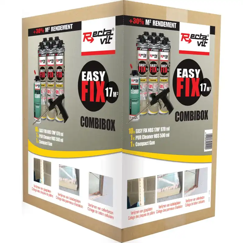 Nieuw Rectavit Easy Fix 17m² NBS - Combibox