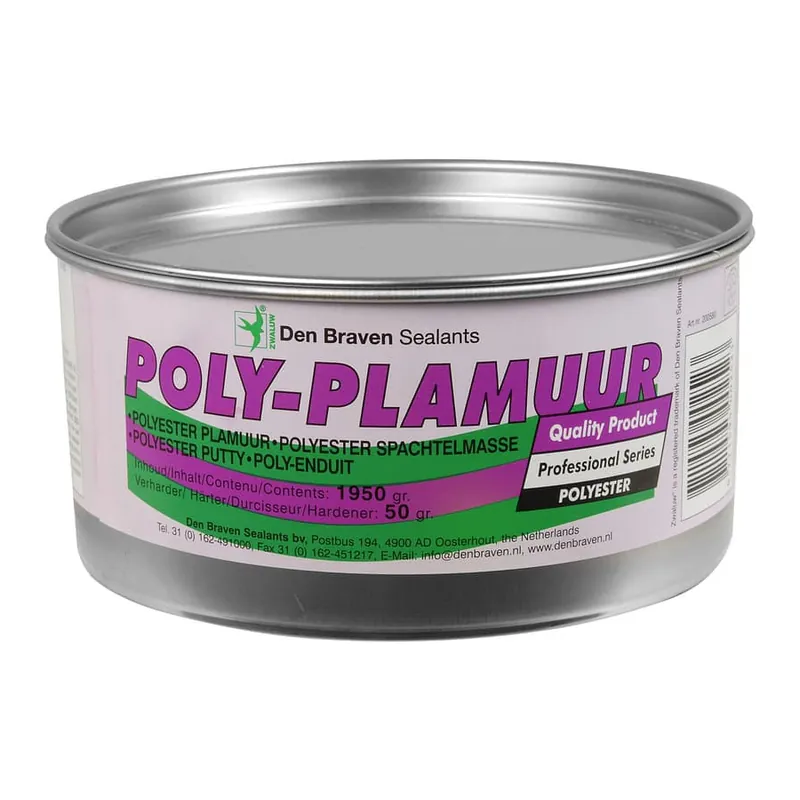 Zwaluw Poly-Plamuur 200 gram - Gebroken wit&nbsp;&nbsp;(&euro; 5.30) Alleen Vandaag