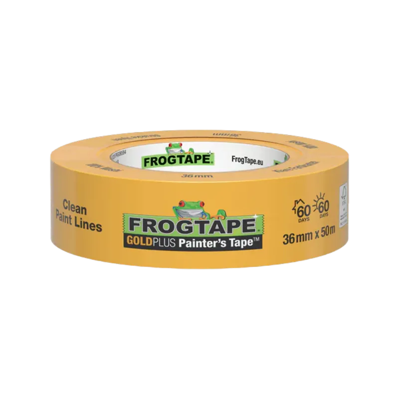 FrogTape GoldPlus Rol 50mtr 24mm (€ 3.95) Uitverkoop