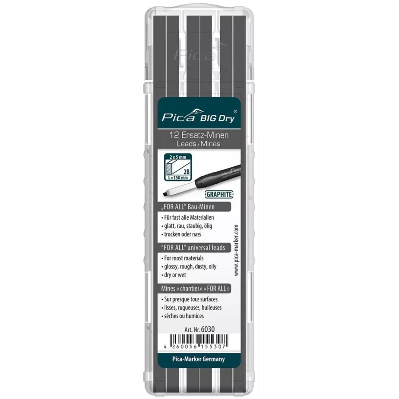 Hete Deal Pica Big Dry Universele navullingen 6030 - Grafiet (12st)