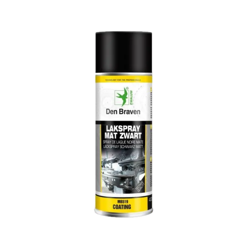 Beperkte Voorraad Zwaluw Lakspray Zwart (mat) 400ml
