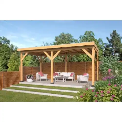 Weekendaanbieding Overkapping douglas DHZ 600x330 cm aktiemodel