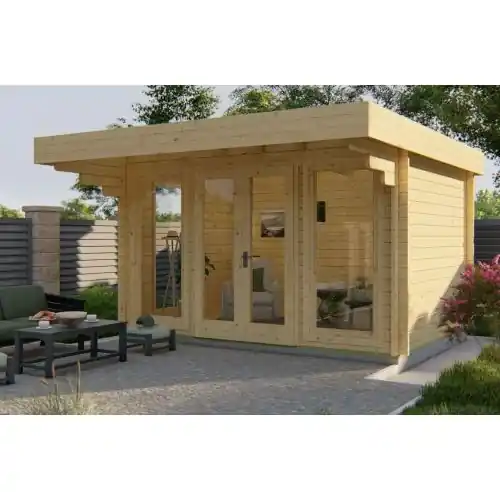 Aanbieding Blokhut James 400x300 cm