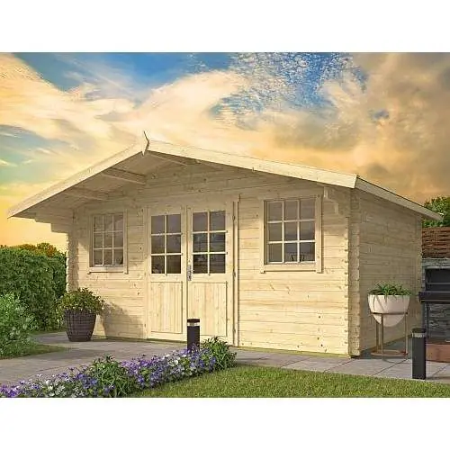 Speciale Aanbieding Blokhut Rika 500x320+90 cm