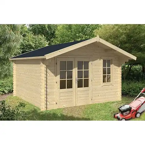 Blokhut Ulrik 380x380+70 cm Bestel Nu