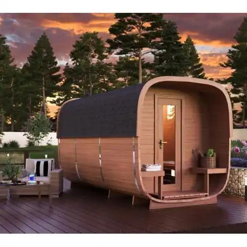 Saunacube Rovaniemi thermowood 390 Betrouwbaar