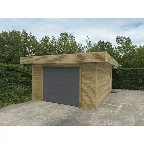 Garage Carport Solid Modern 506 x 700 cm geïmpregneerd Betrouwbaar