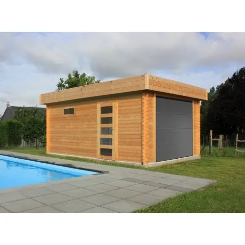 Garage Solid Modern 358 x 538 cm automatische deur Koop Vandaag