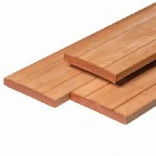 Bangkirai vlonderplank 2,8x19,0 cm glad/v-groef Speciale Aanbieding