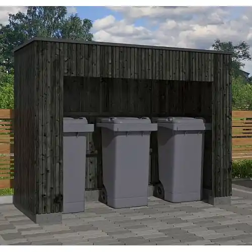 Hete Deal Containerberging Broolyn triple 219x99x174 cm
