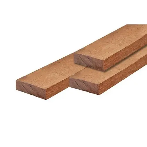 Aanbieding Hardhouten balk duurzaamheidsklasse 1 fijnbezaagd 5x10x400 cm