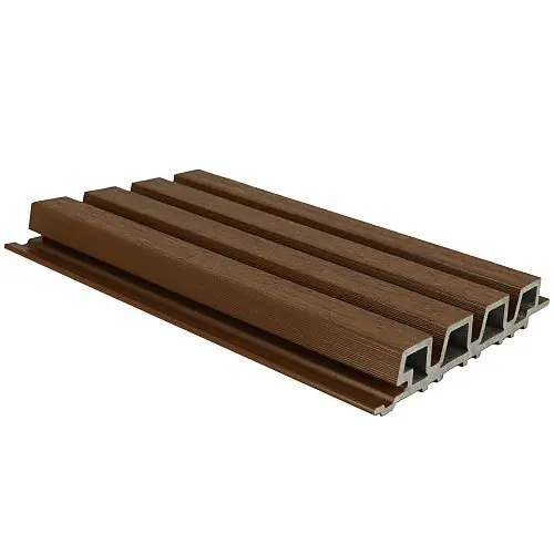 Beperkt Aanbod NewTechWood composiet co-extrusie wand bekleding rhombus profiel 3,3 x 21,5 x 390 cm Ipe