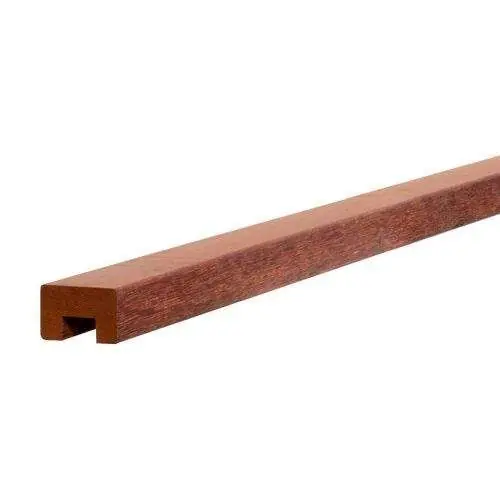 Alleen Vandaag Azobé hardhouten geschaafde damwandregel met sponning 4,5x6,7x200 cm