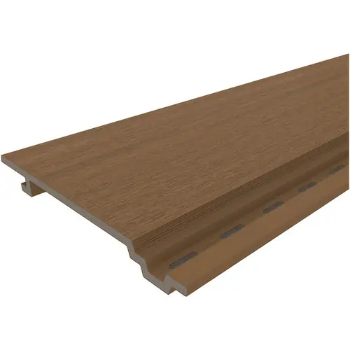 Express Levering NewTechWood composietwand bekleding vlak profiel Teak 1,9x18,8x300 cm