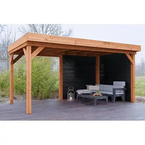 Overkapping Douglas premium bezaagd 400x500 cm 148443 Weekendaanbieding