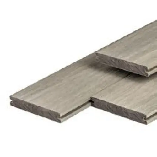 Hoge Kwaliteit PuraShield composiet massief kantplank/vlonderplank light grey 2,3x13,8x300 cm
