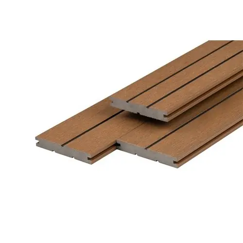 Speciale Aanbieding PuraDock composiet massief vlonderplank teak 2,2x14,6x290 cm