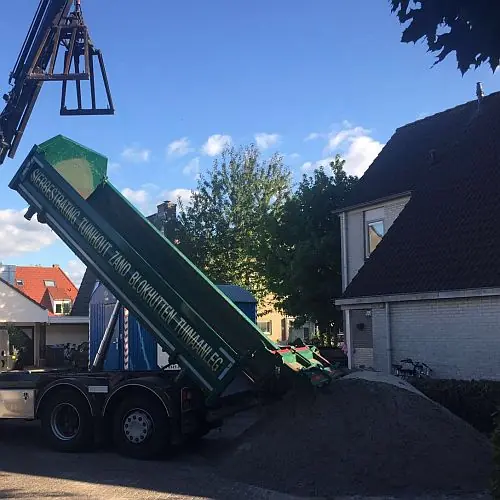 Ophoogzand los gestort per m3 Aanbieding