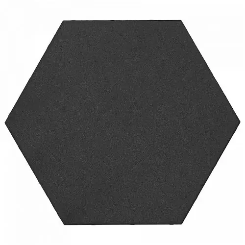 Soft Comfort Zeskant 60/52,5x30x4 cm Nero Gecertificeerd