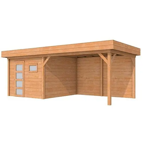 Favoriet Blokhut Topvision douglas Raaf 298+400x298 cm geïmpregneerd