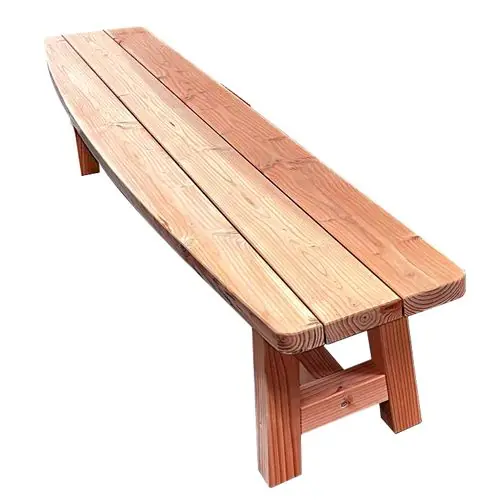Exclusieve Aanbieding Douglas bank Curved 48x34,5x240 cm
