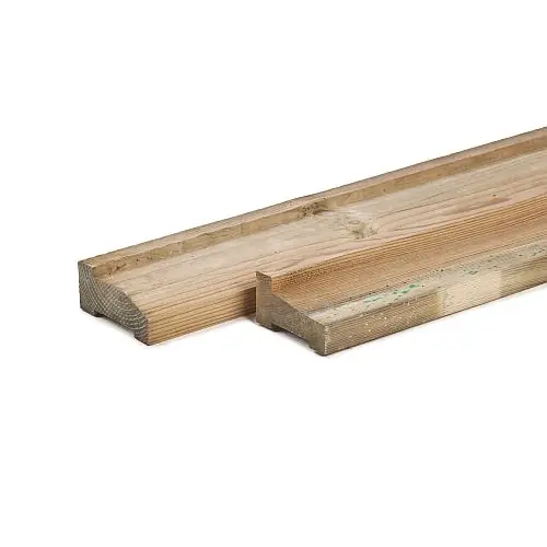 Voordeelprijs Fundamentbalk 28-40 geïmpregneerd 4,5 x 9 x 300 cm