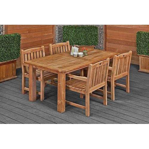 Tuintafel Modern teak L Tijdelijk Beschikbaar